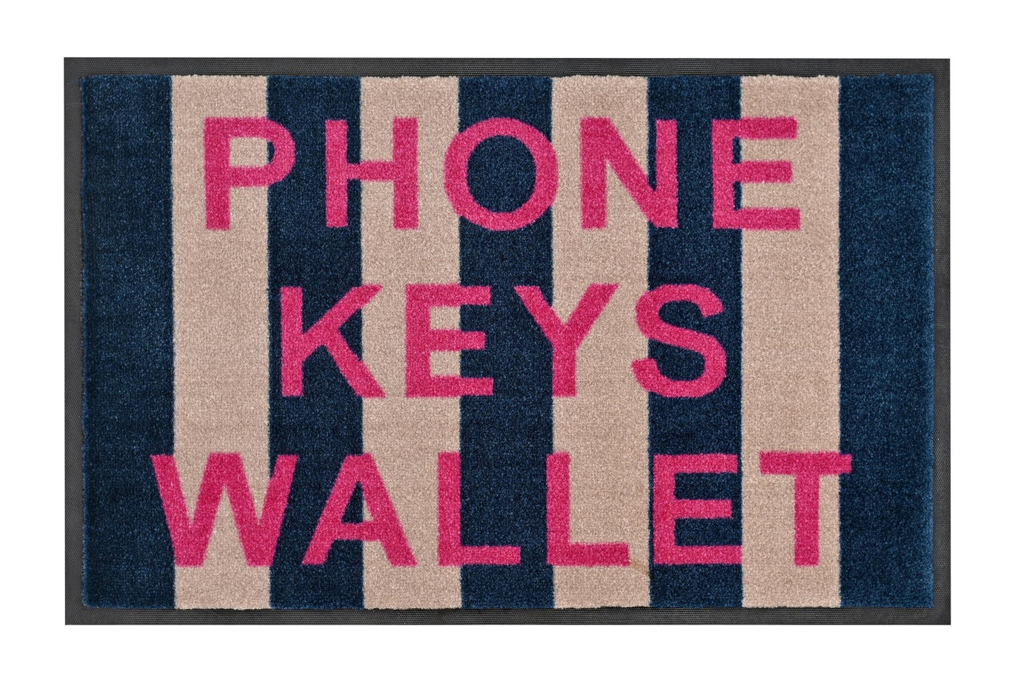Dørmatte – “Phone Keys Wallet”