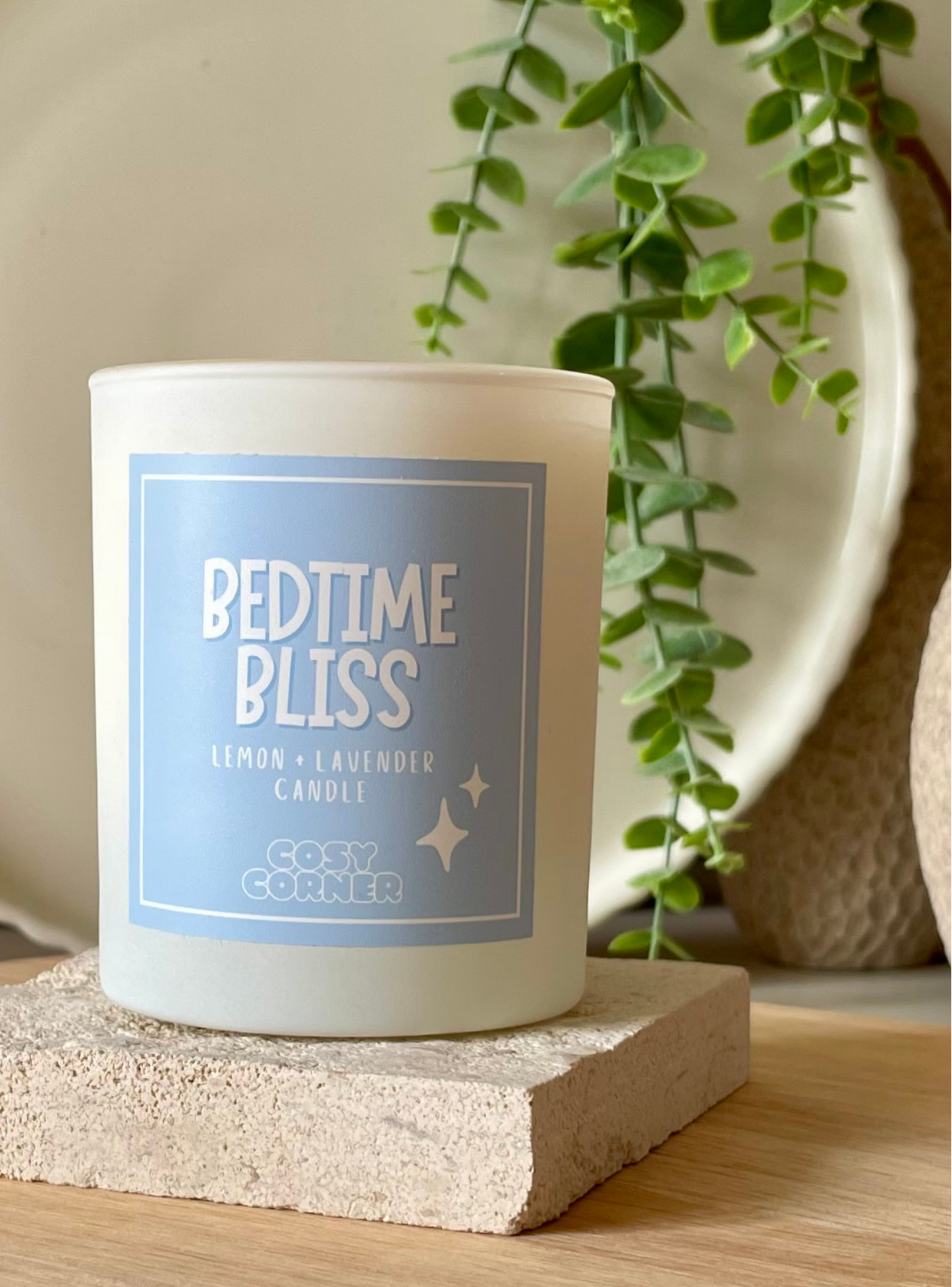 Bedtime Bliss - Lemon & Lavender Scented Calming Candle