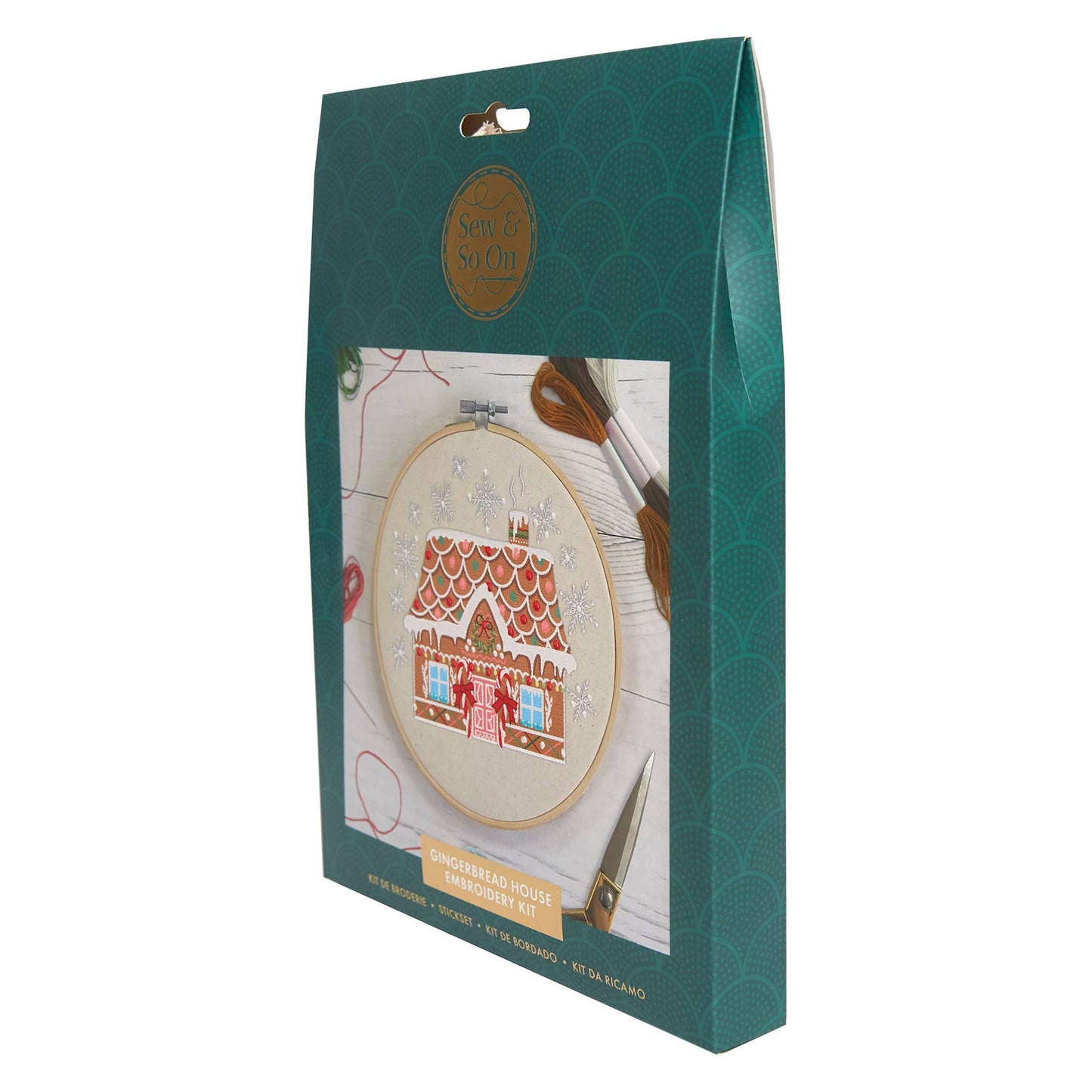 BRODERI-KIT – Pepperkakehus fra SEW & SO ON 🎄🧵