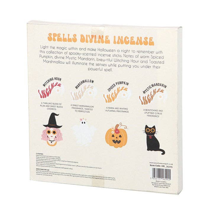 Spells Divine Halloween Gavesett Røkelse