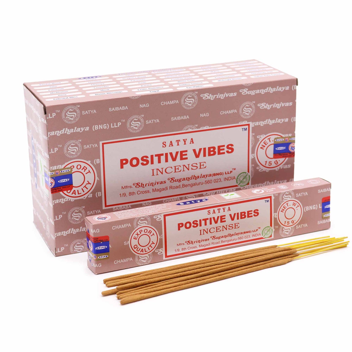 Satya Røkelsespinner - Positive Vibes
