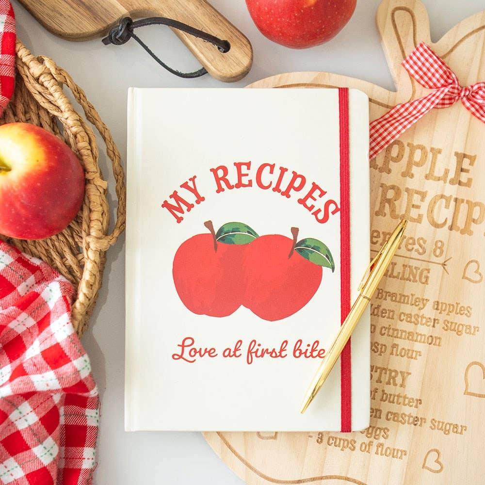 My Recipes A5 Notatbok med penn