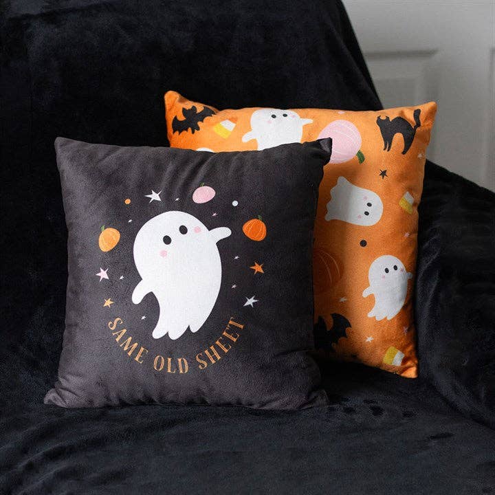 Square Same Old Sheet Halloween Ghost Pute