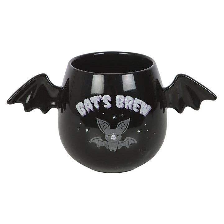 Bat's Brew Halloween Bat Wing Krus