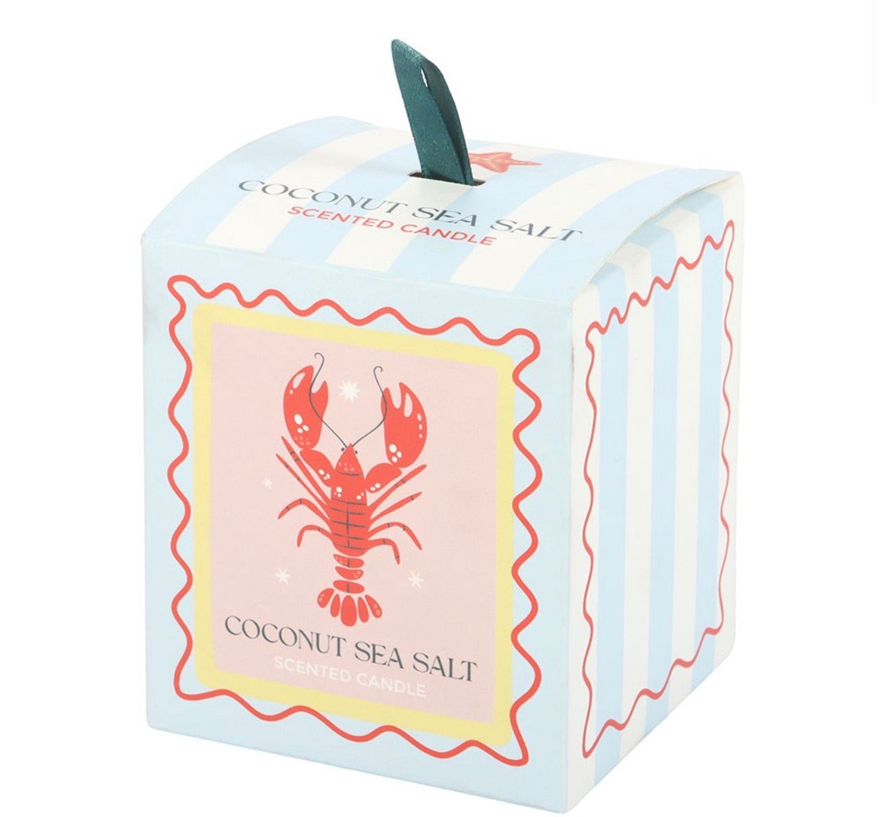 Sommerduftlys – Hummerdesign & kokos/havsalt 🌊🦞