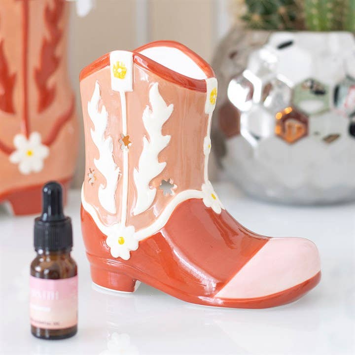 Pink Cowboy Boot Duftbrenner