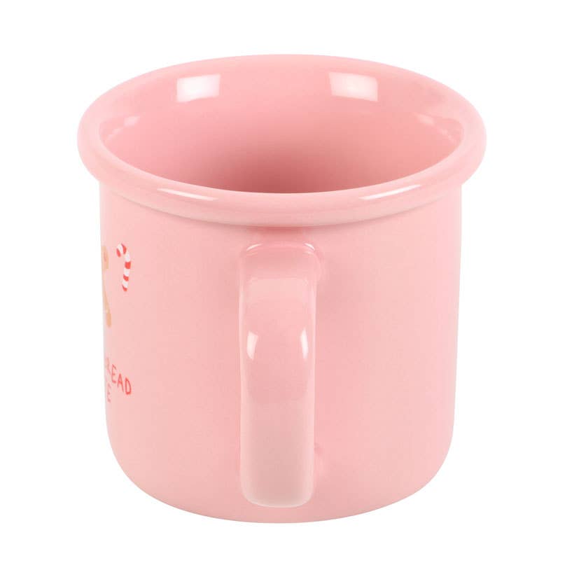 Pink Gingerbread Latte Christmas Krus