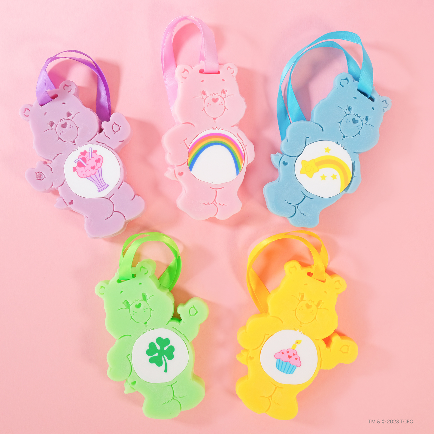 Care Bears x Flamingo Candles Good Luck Peony Good Luck Bear Scent Shape