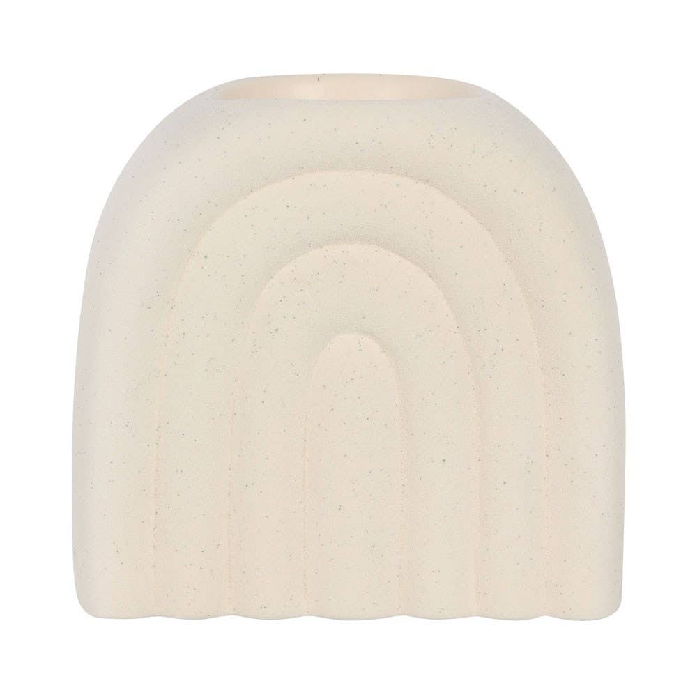 Duftbrenner - Minimalist Cream Speckle Arch