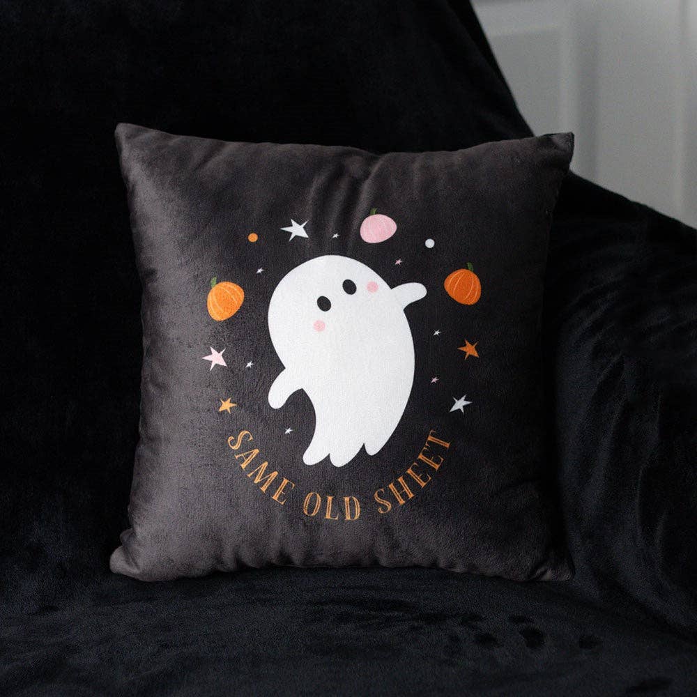 Square Same Old Sheet Halloween Ghost Pute