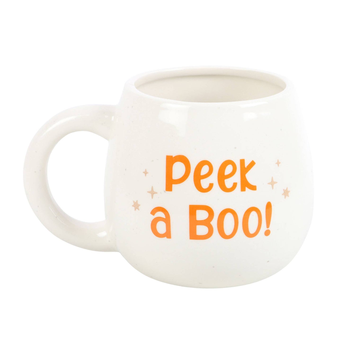 Peekaboo Ghost Rounded Halloween Krus