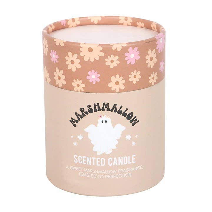Ghost Toasted Marshmallow Halloween Candle