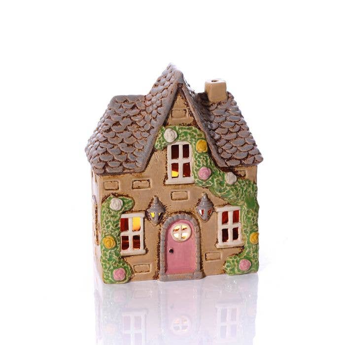 Cottage Garden hus – lyslykt i steingods