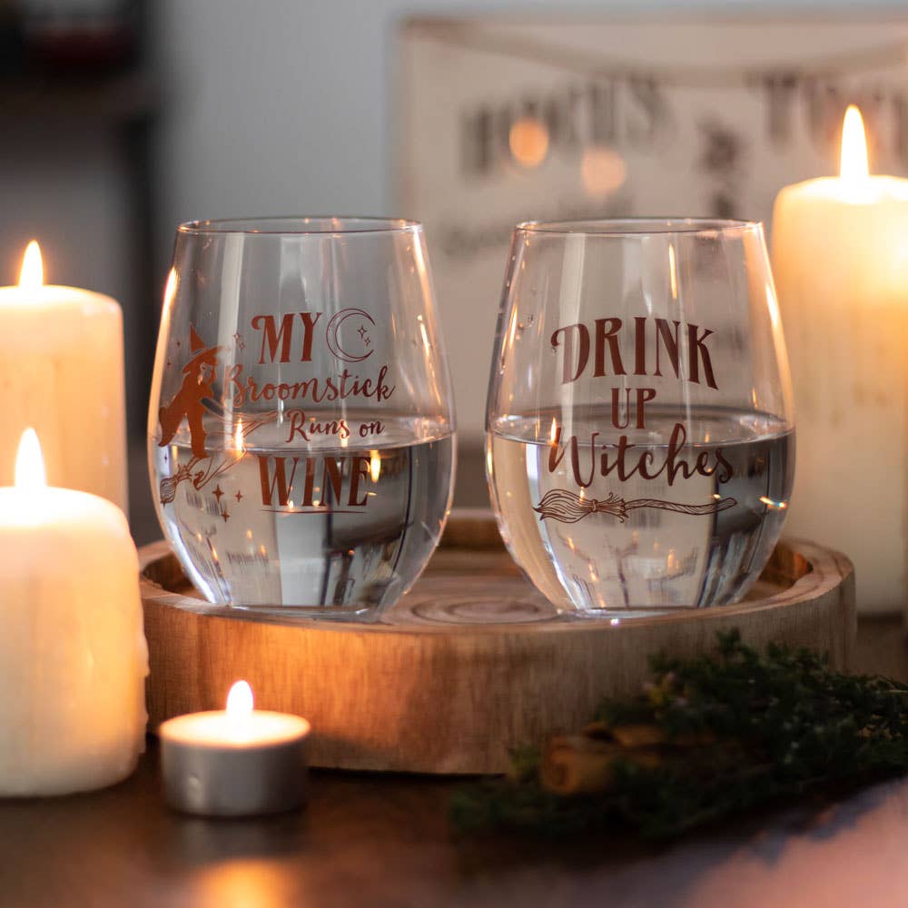 Drink Up Witches Stetteløst glass