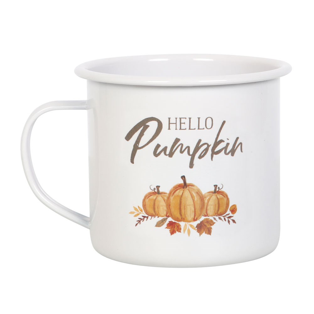 Hello Pumpkin Emaljekopp