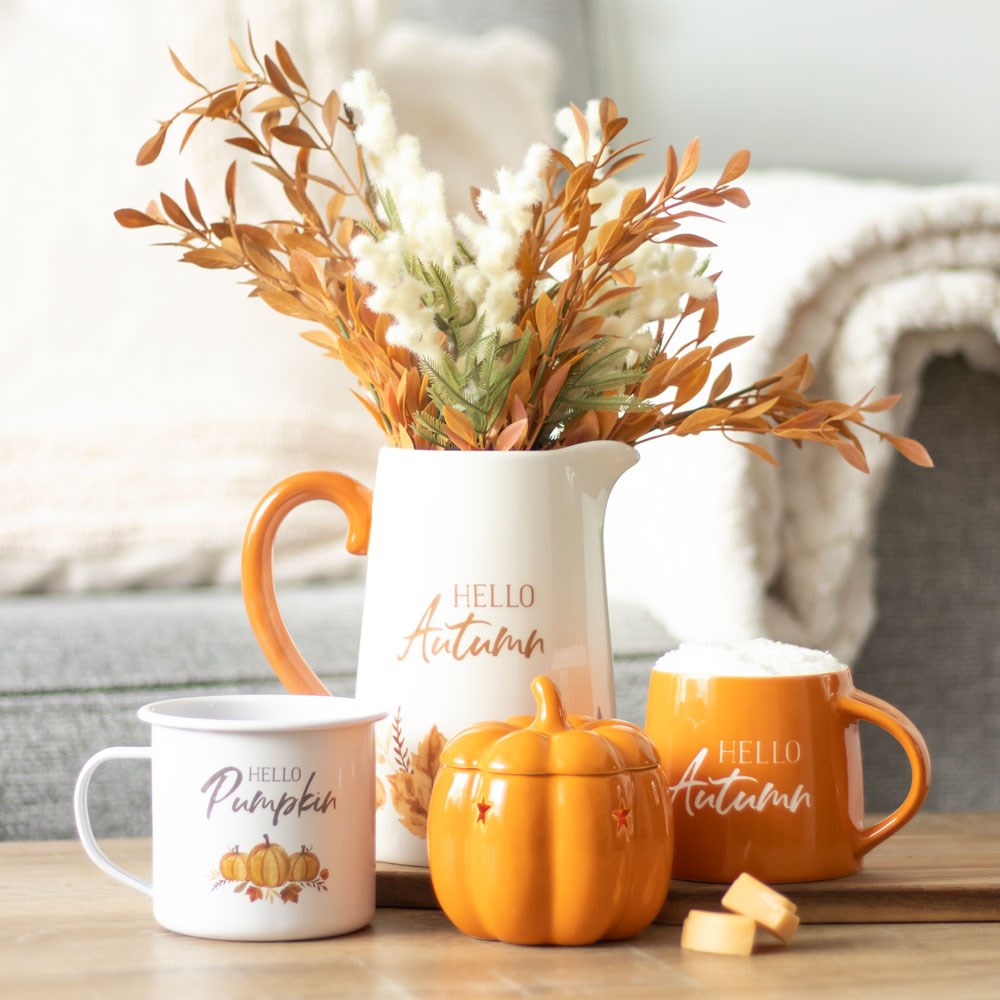 Hello Pumpkin Emaljekopp