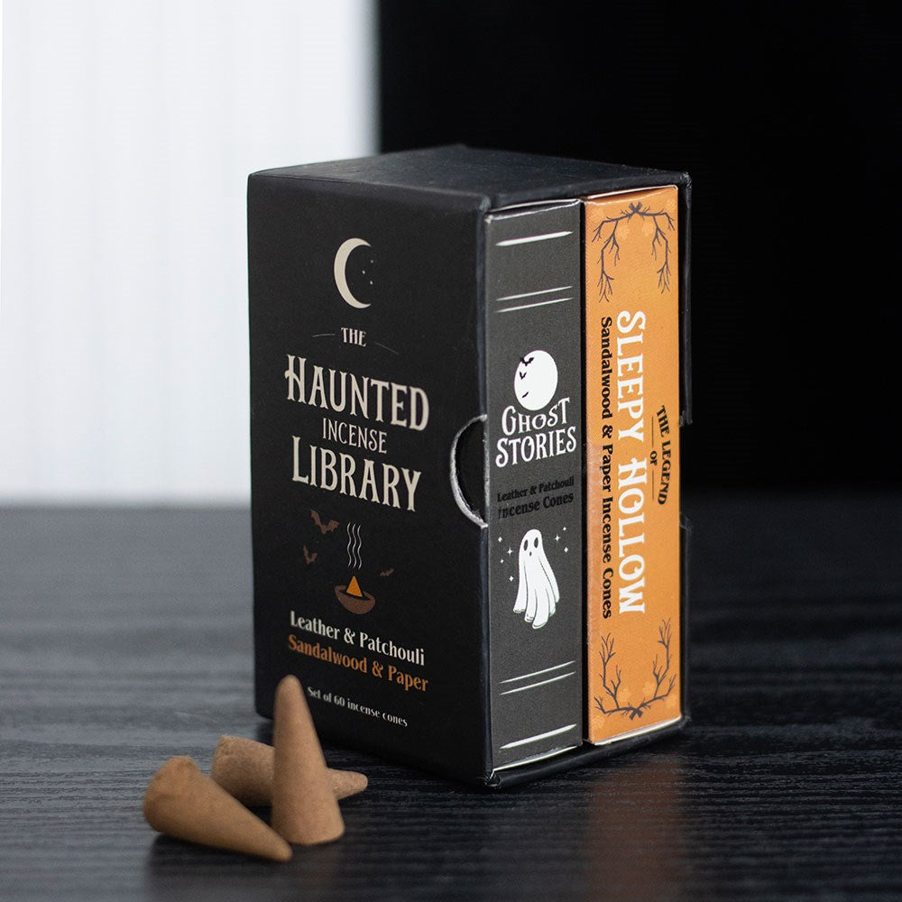 Haunted Library røkelseskjegler – sett med 2
