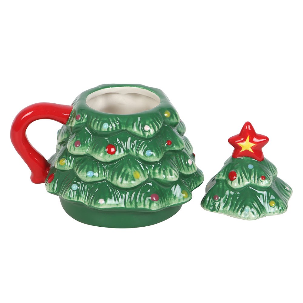 Nostalgic Christmas Tree – Krus med lokk 🎄☕