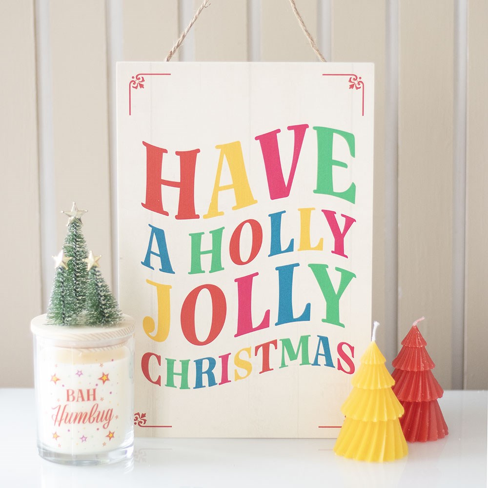 Hengende Skilt – Have a Holly Jolly Christmas