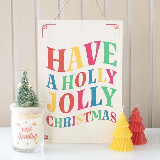 Hengende Skilt – Have a Holly Jolly Christmas