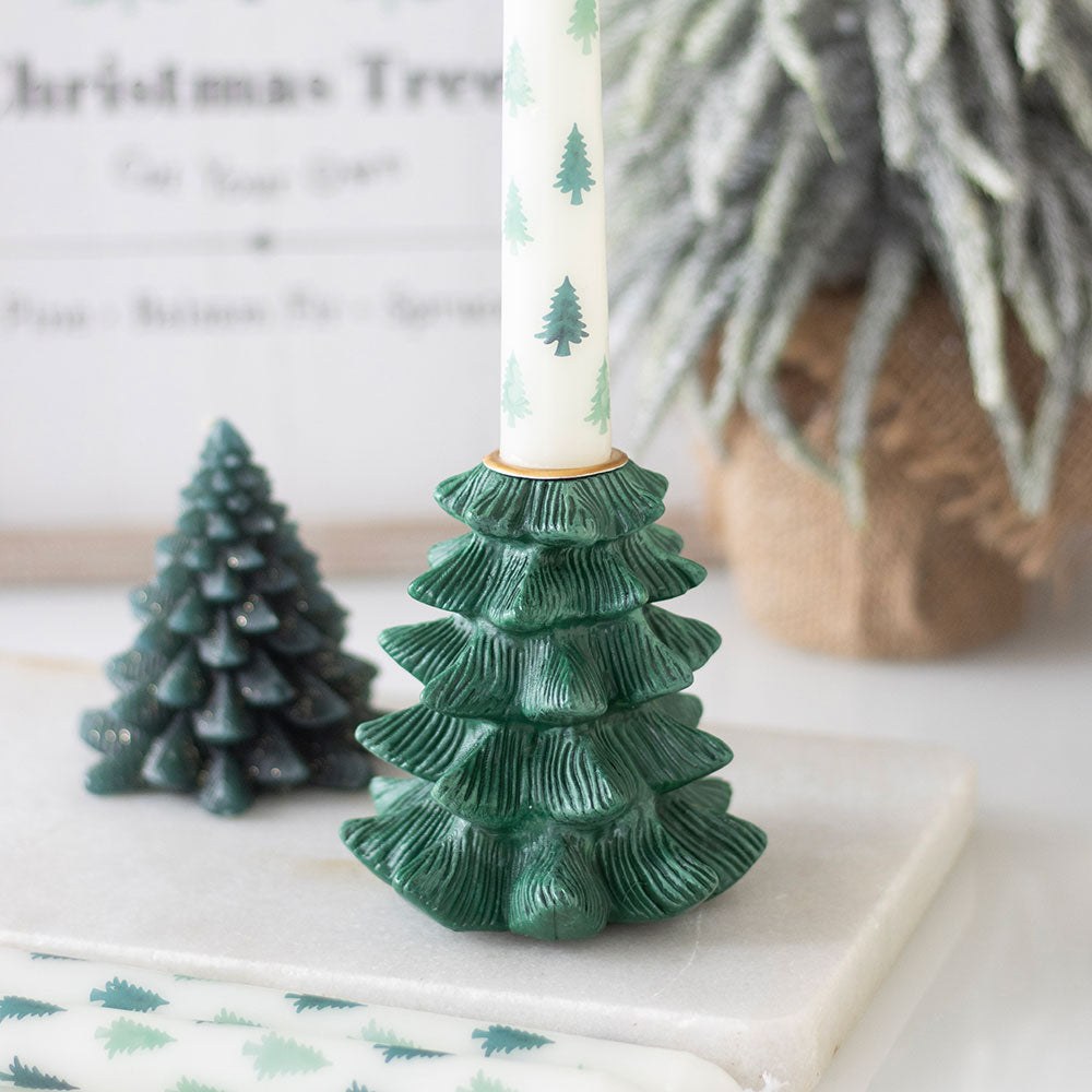 Christmas Tree Farm – Lysestake og stakelys sett 🎄🕯️