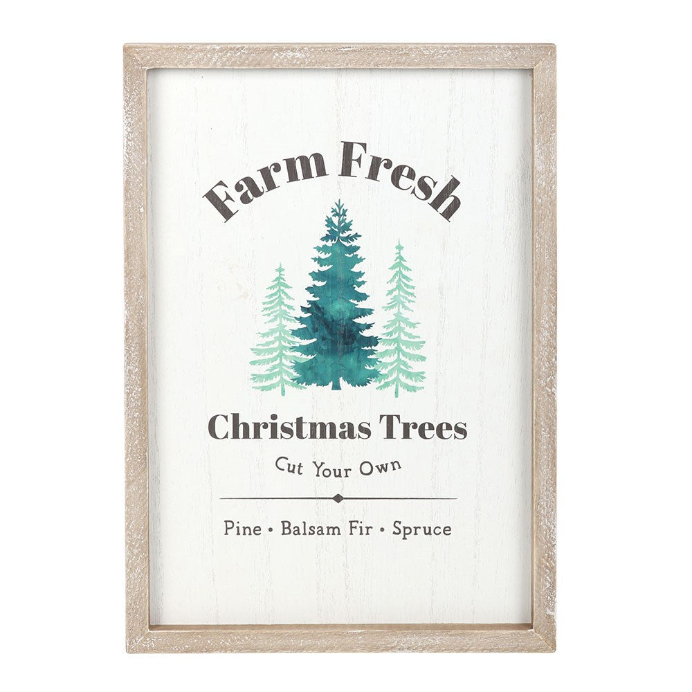 Farm Fresh Christmas Trees – Skilt med ramme