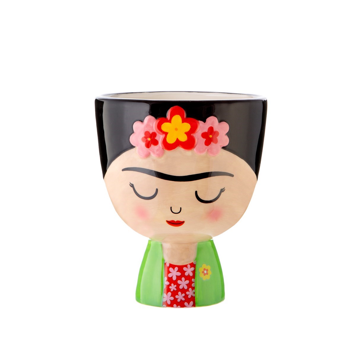 Frida potte – håndmalt 14cm