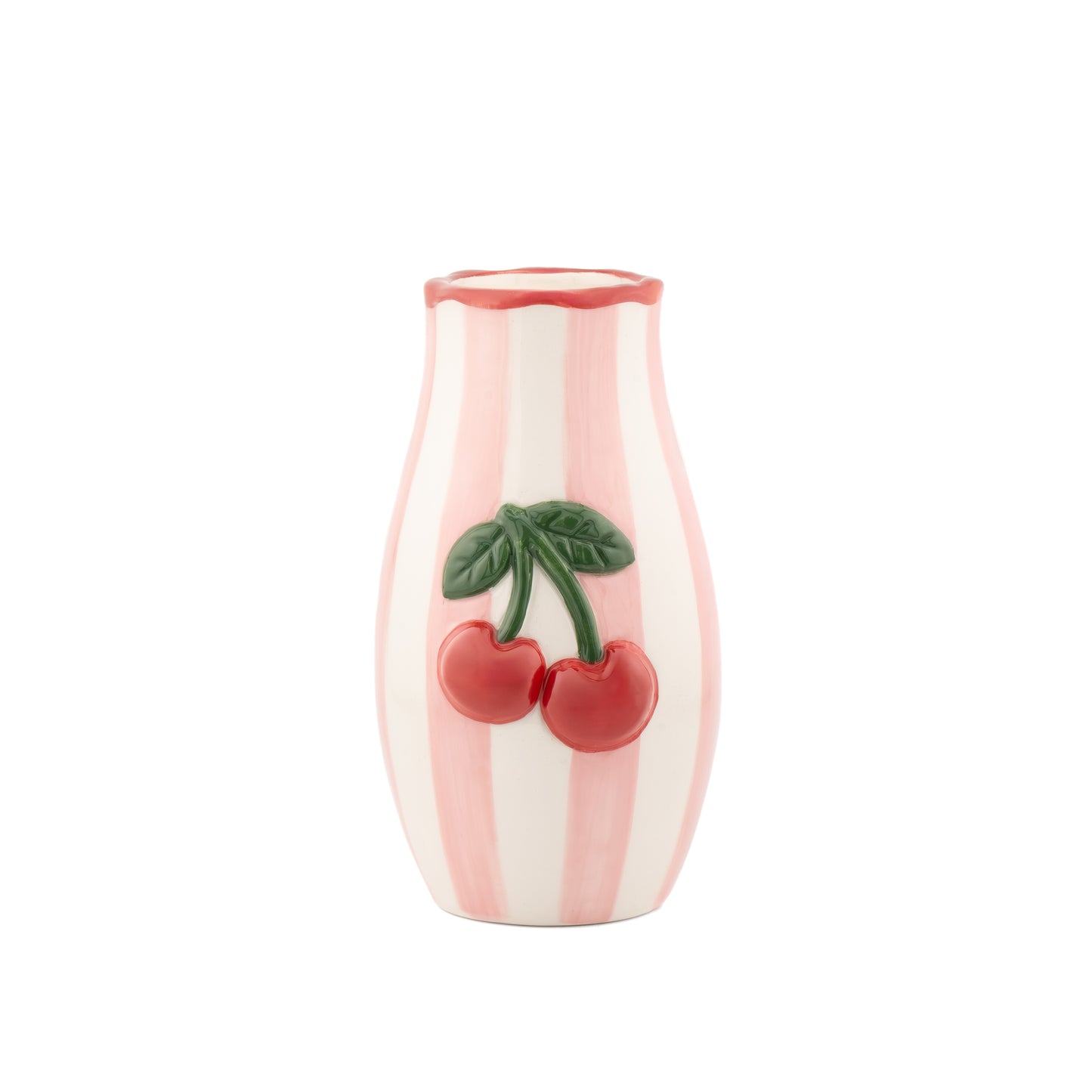 Cherry vase – håndmalt kirsebærvase 🍒🌸