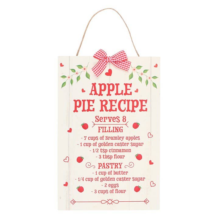 Apple Pie Recipe Skilt