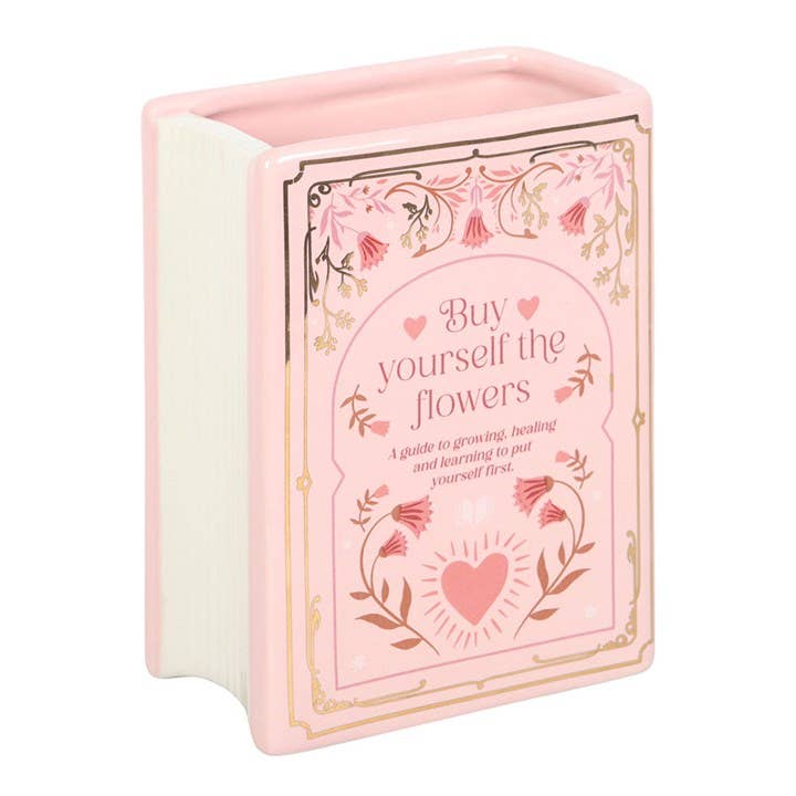 Pink Book Vase