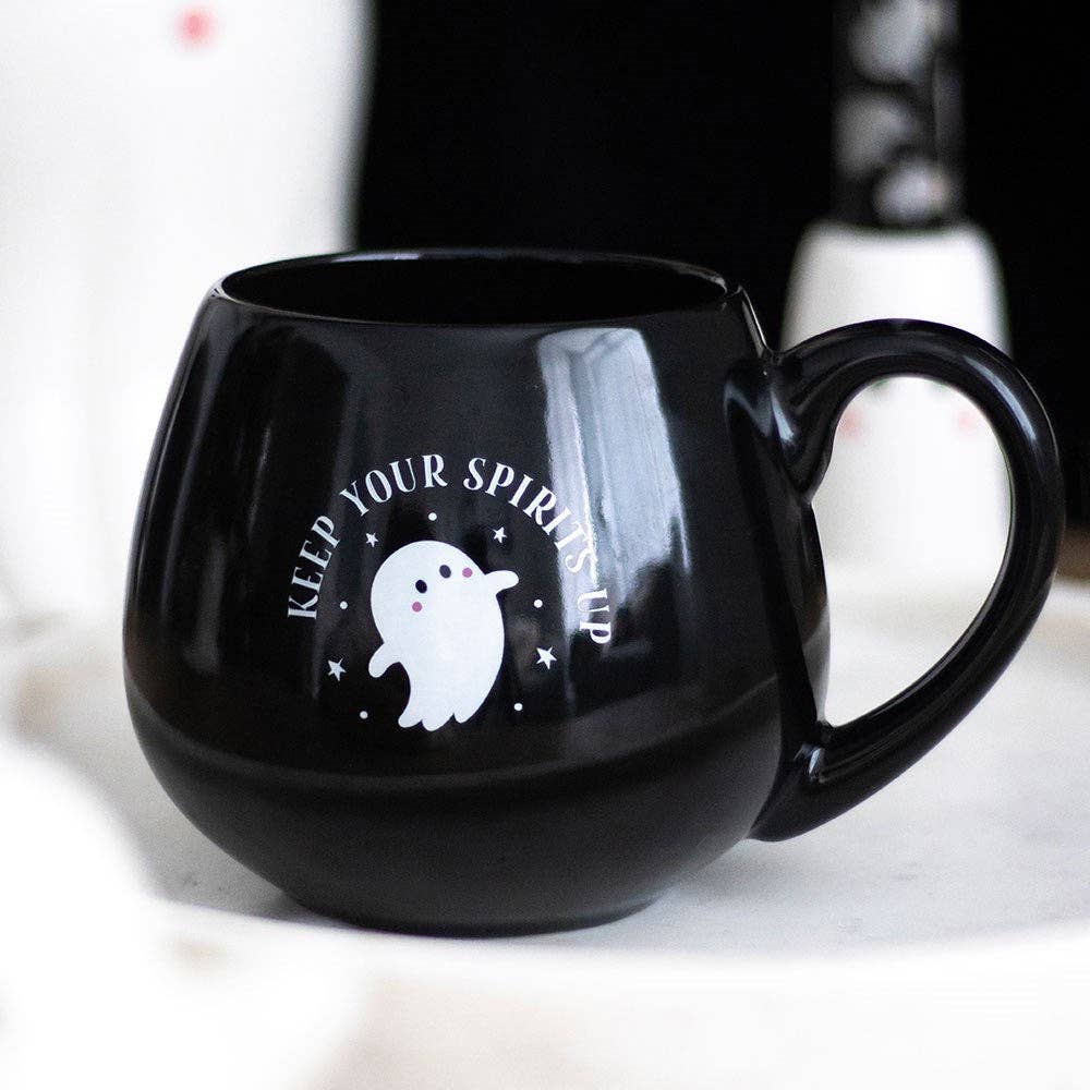 Keep Your Spirits Up Rounded Halloween Ghost Krus