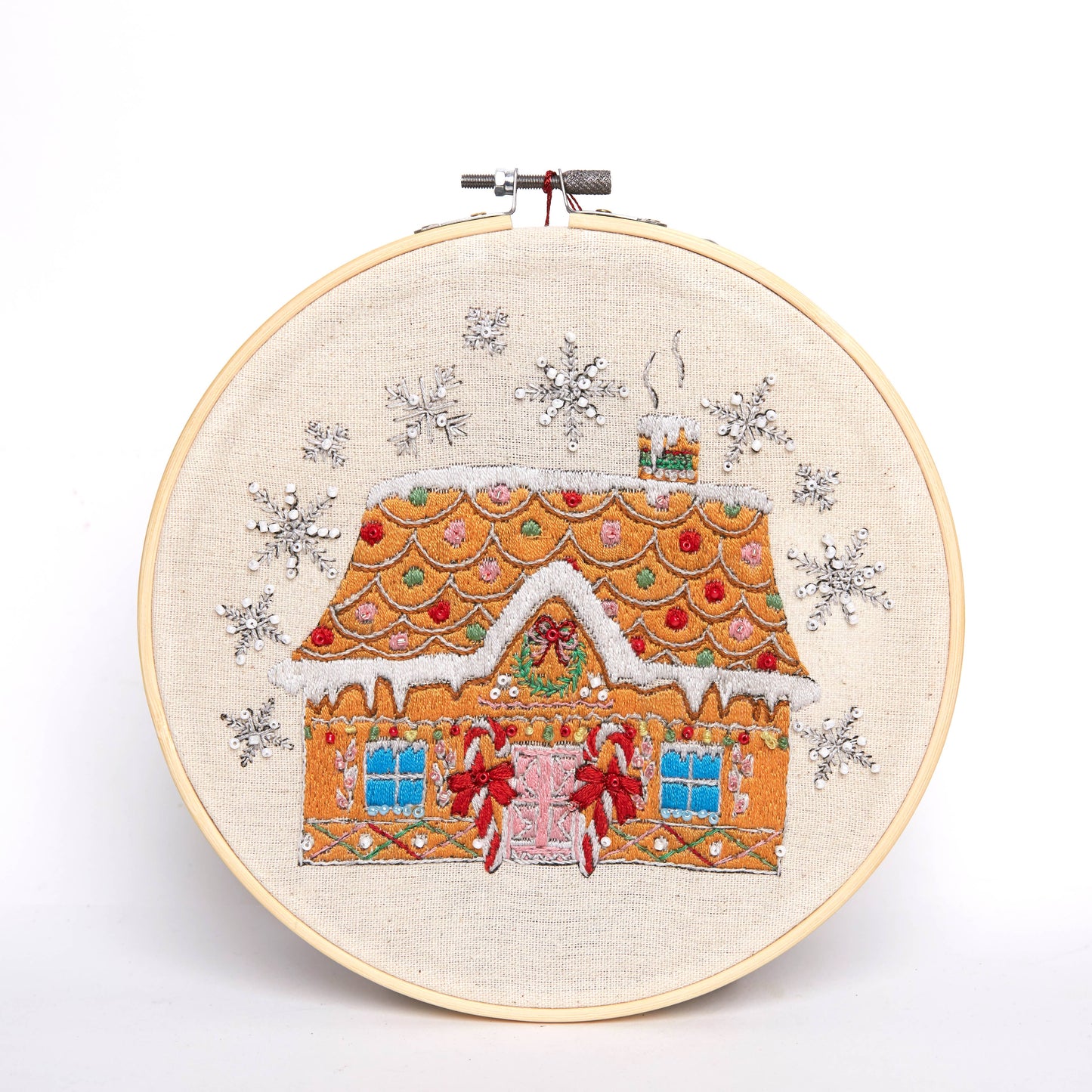 BRODERI-KIT – Pepperkakehus fra SEW & SO ON 🎄🧵