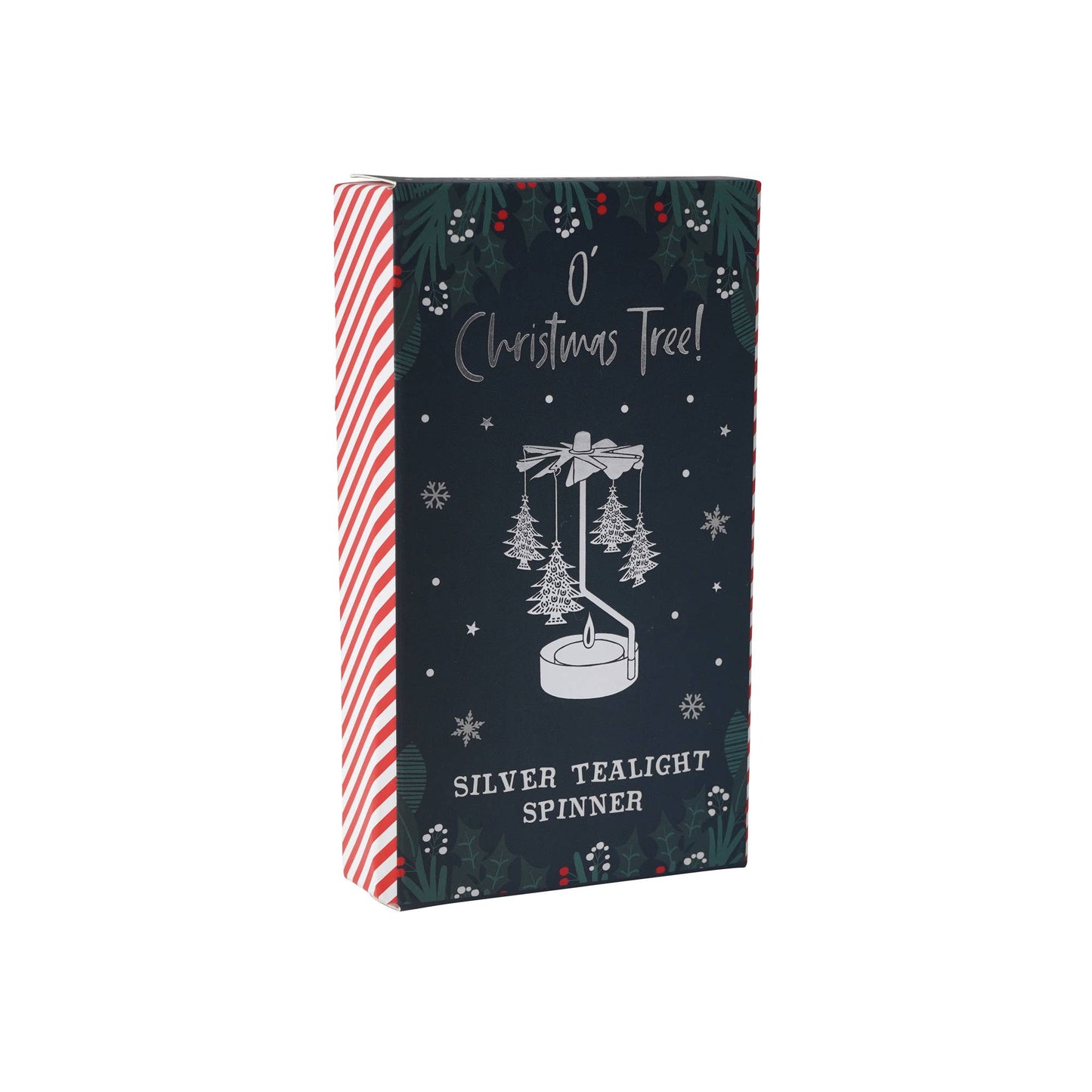 Silver Christmas Tree Telys Englespill