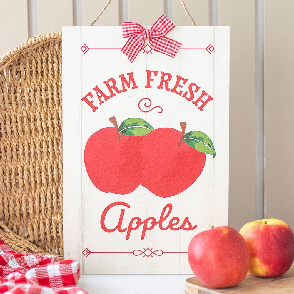 Farm Fresh Apples Skilt