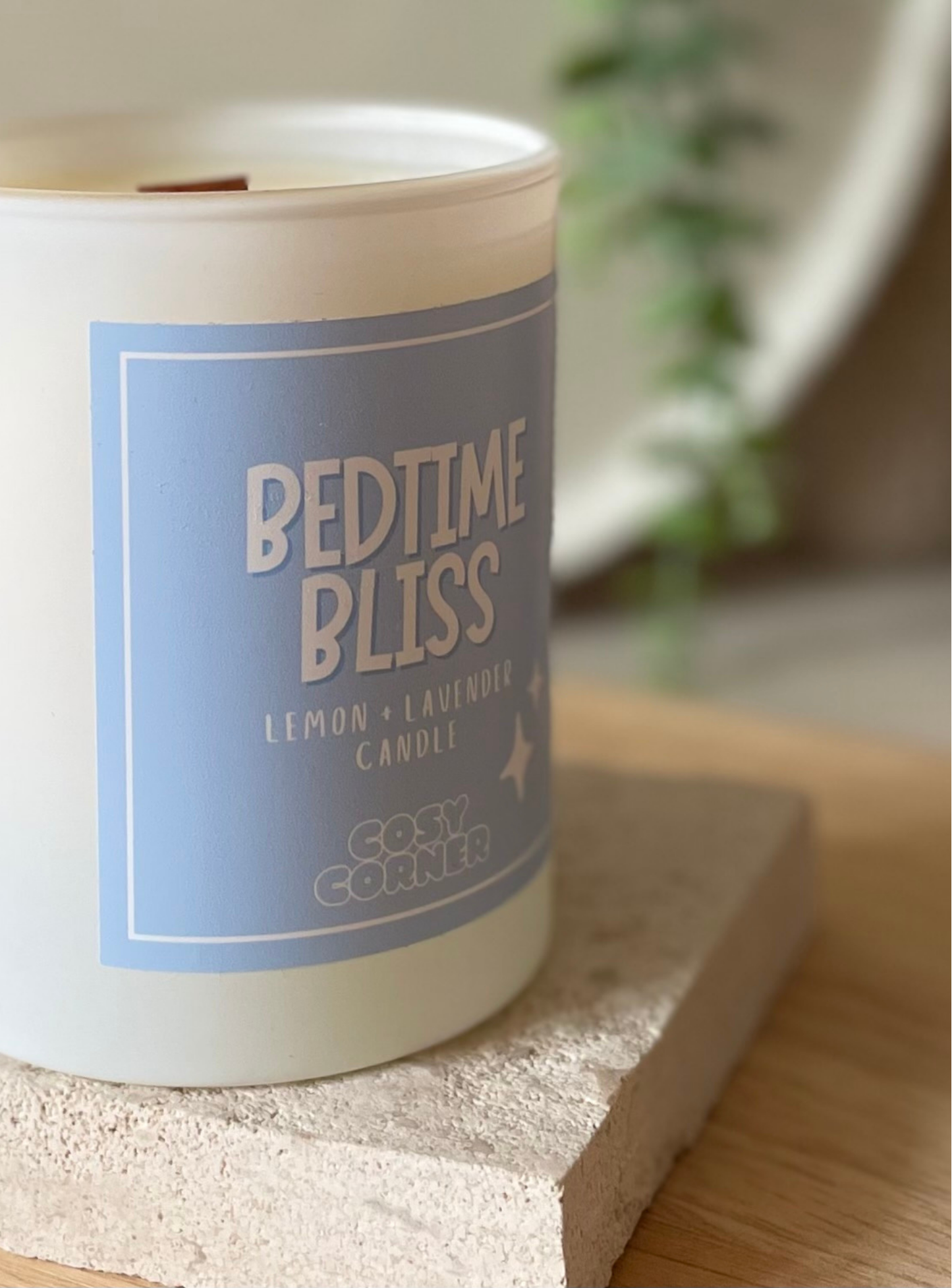 Bedtime Bliss - Lemon & Lavender Scented Calming Candle