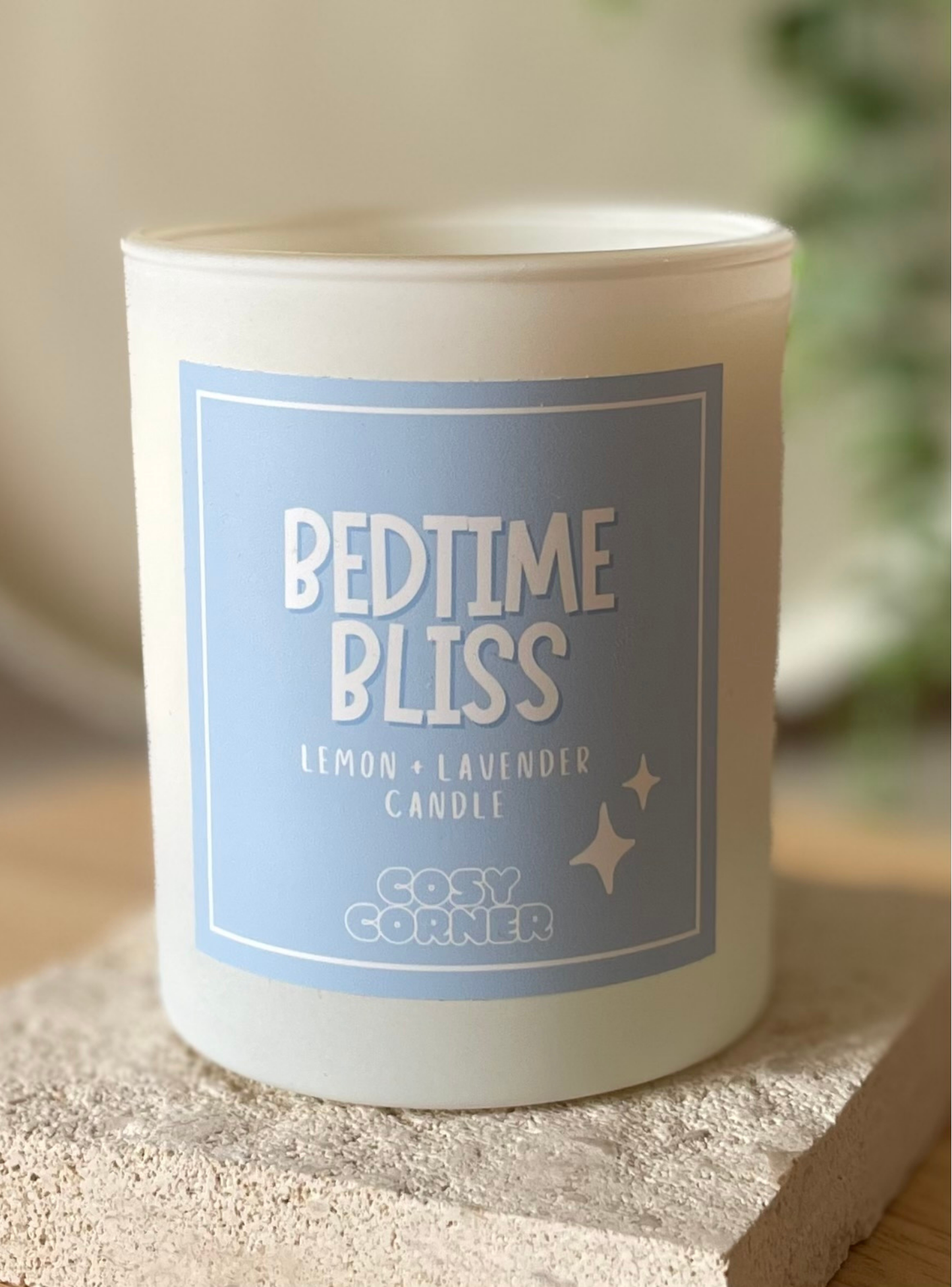 Bedtime Bliss - Lemon & Lavender Scented Calming Candle
