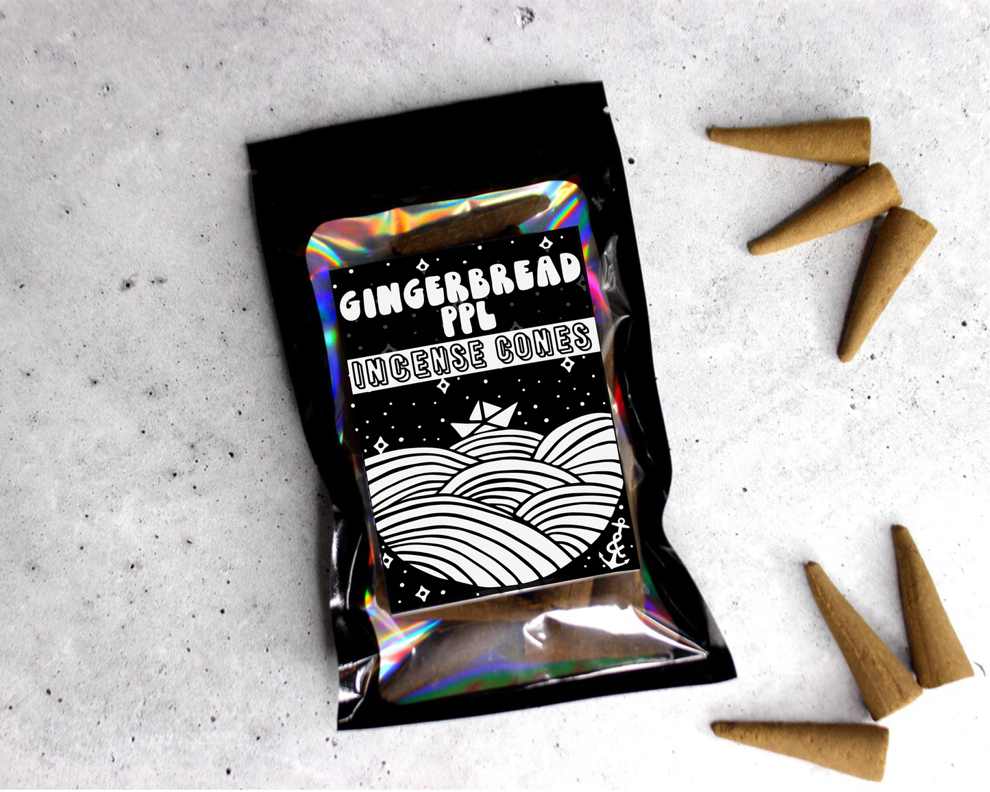 Gingerbread PPL | Røkelsekjegler, kun backflow