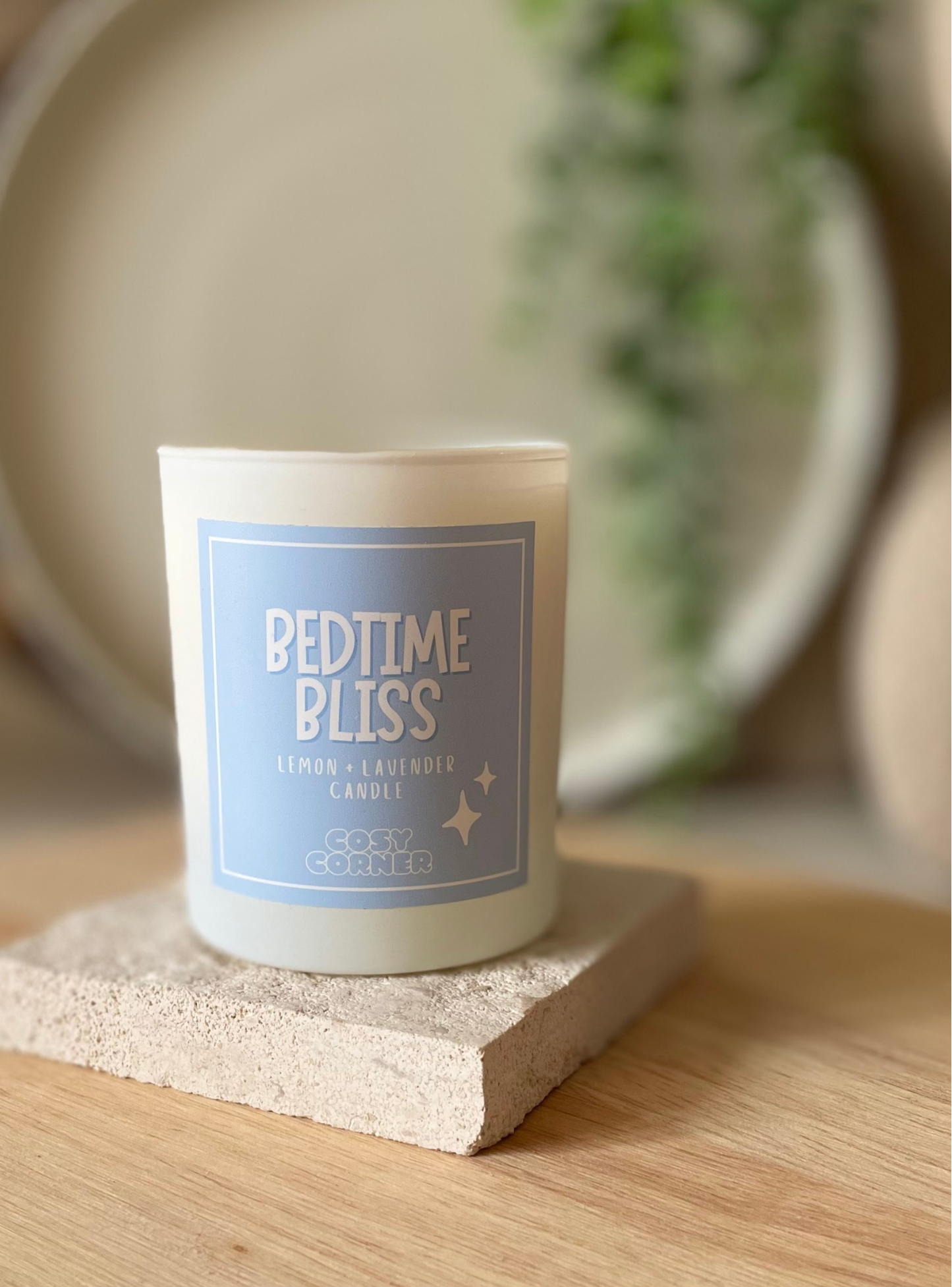 Bedtime Bliss - Lemon & Lavender Scented Calming Candle