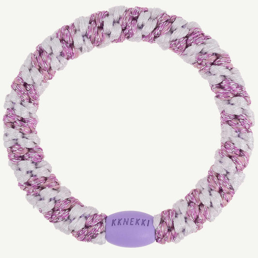 KKNEKKI -   Lavender pink glitter stripe