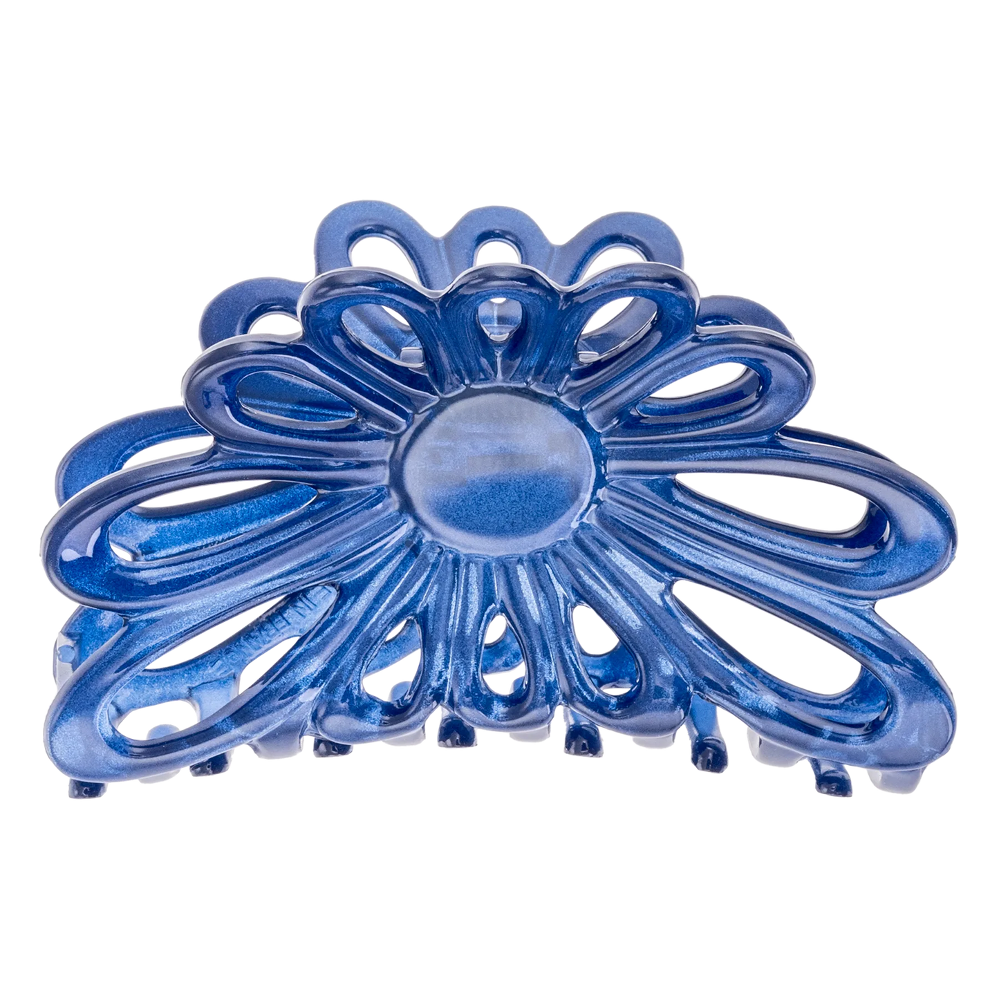 Flower Hårklemme 8CM Navy