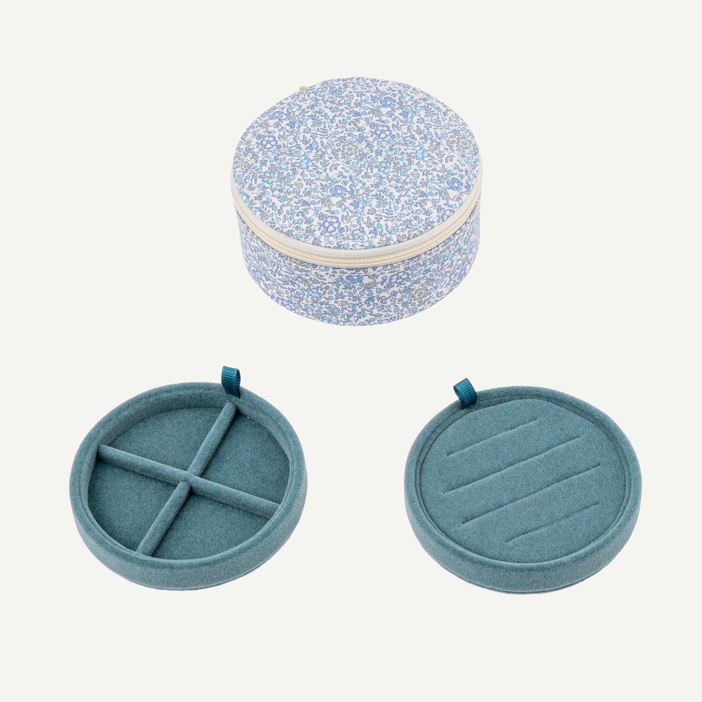 Jewelry box round mw Liberty Katie and Millie Light Blue