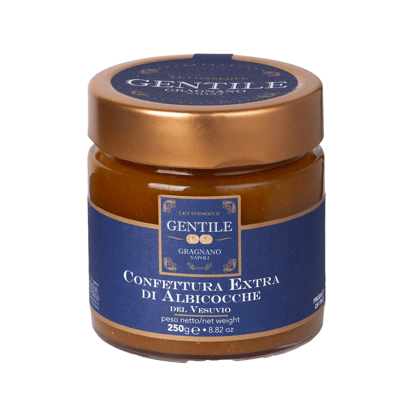 Marmelade med Aprikoser fra Vesuvio 250g, Gentile