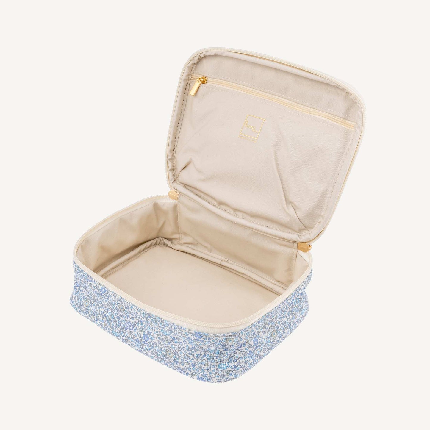 Soft beauty bag mw Liberty Katie and Millie Light Blue