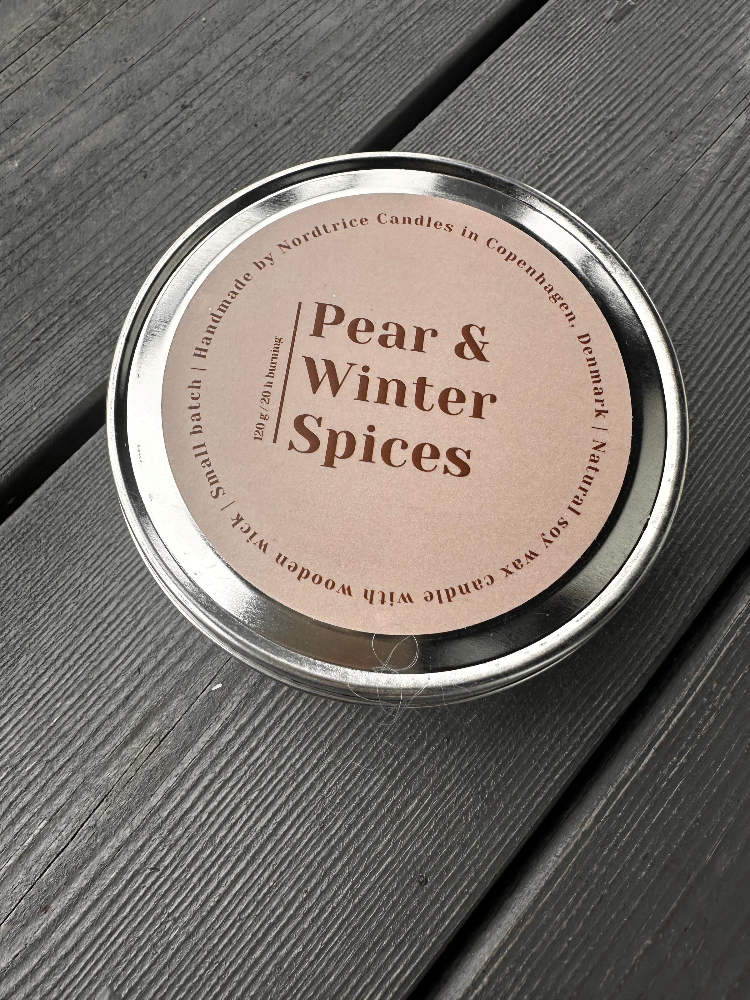 Duftlys - Pear & Winter Spices str L