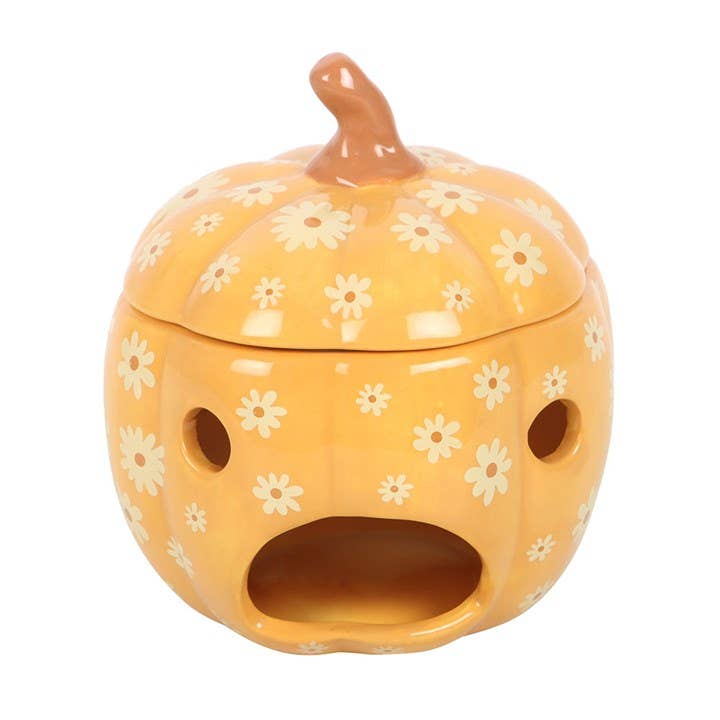 Groovy Floral Pumpkin Duftbrenner