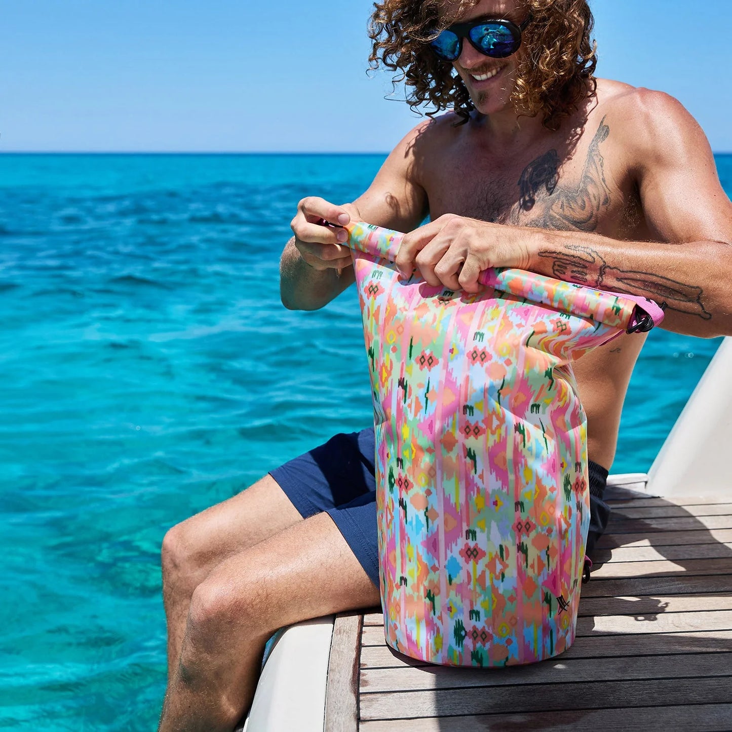 Dock&Bay Large Dry Bag – vanntett sekk til strand, båt og tur