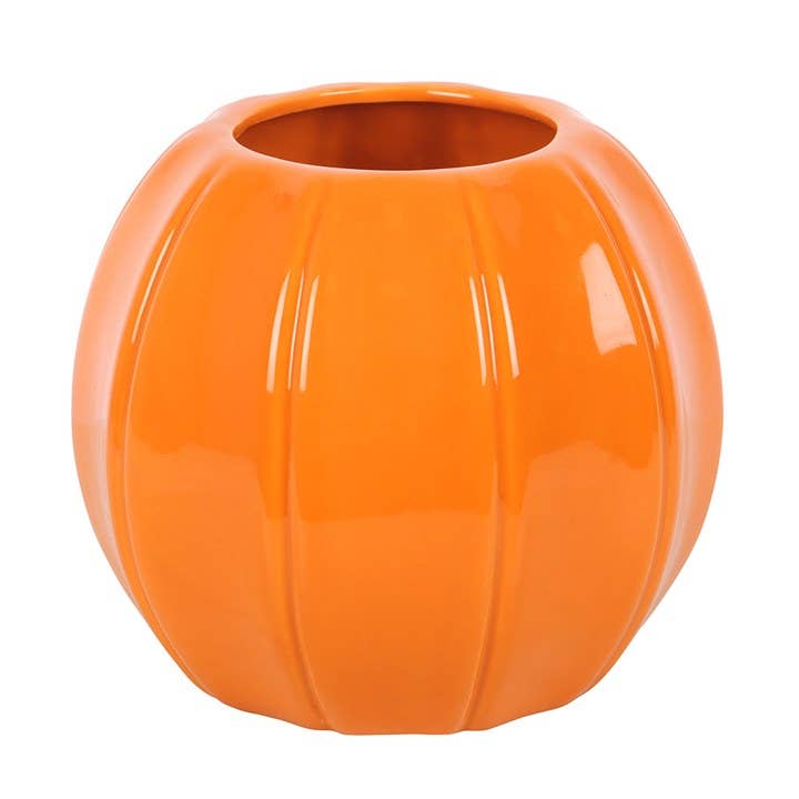Orange Autumn Pumpkin Vase