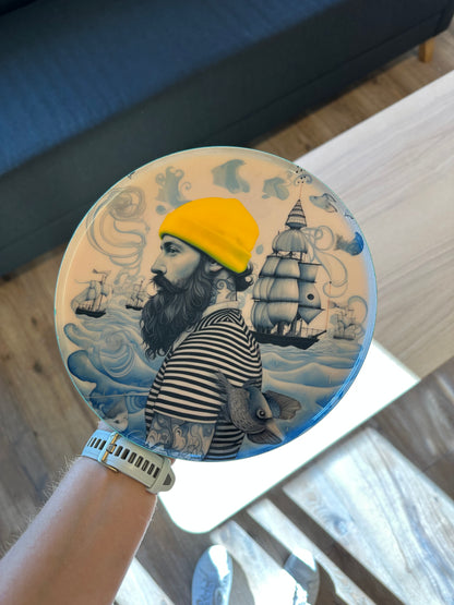 Rundt Dekorbrett “Sailor” M