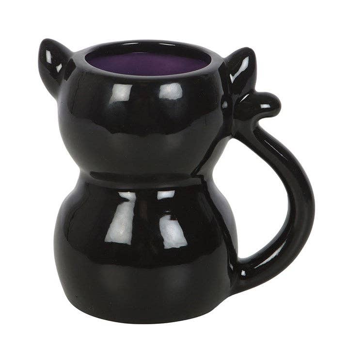 Cute and Creepy Gothic Black Cat Halloween Krus