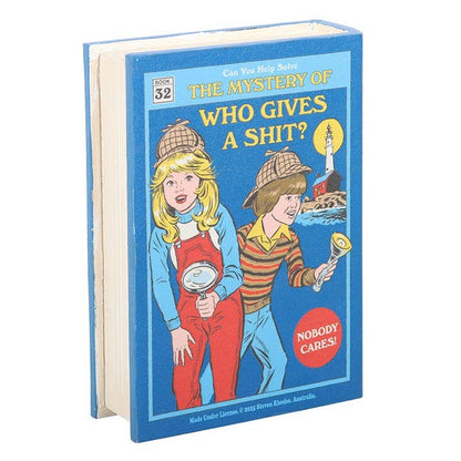 Who Gives a Shit Book-Shaped Storage Box by Steven Rhodes
